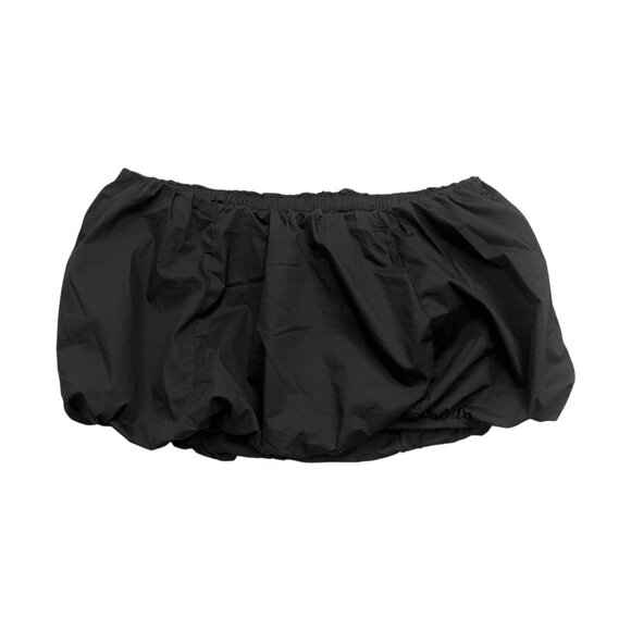 Khy Low Rise Bubble Hem Mini Skirt Black Size XL NWT Baddie Avant Garde - Picture 1 of 9
